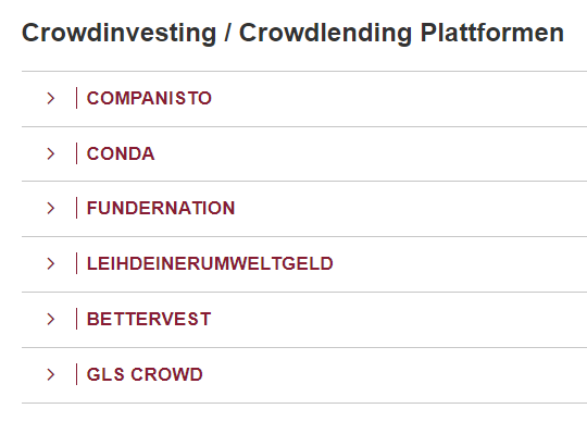 Crowdinvesting-Plattformen in Deutschland