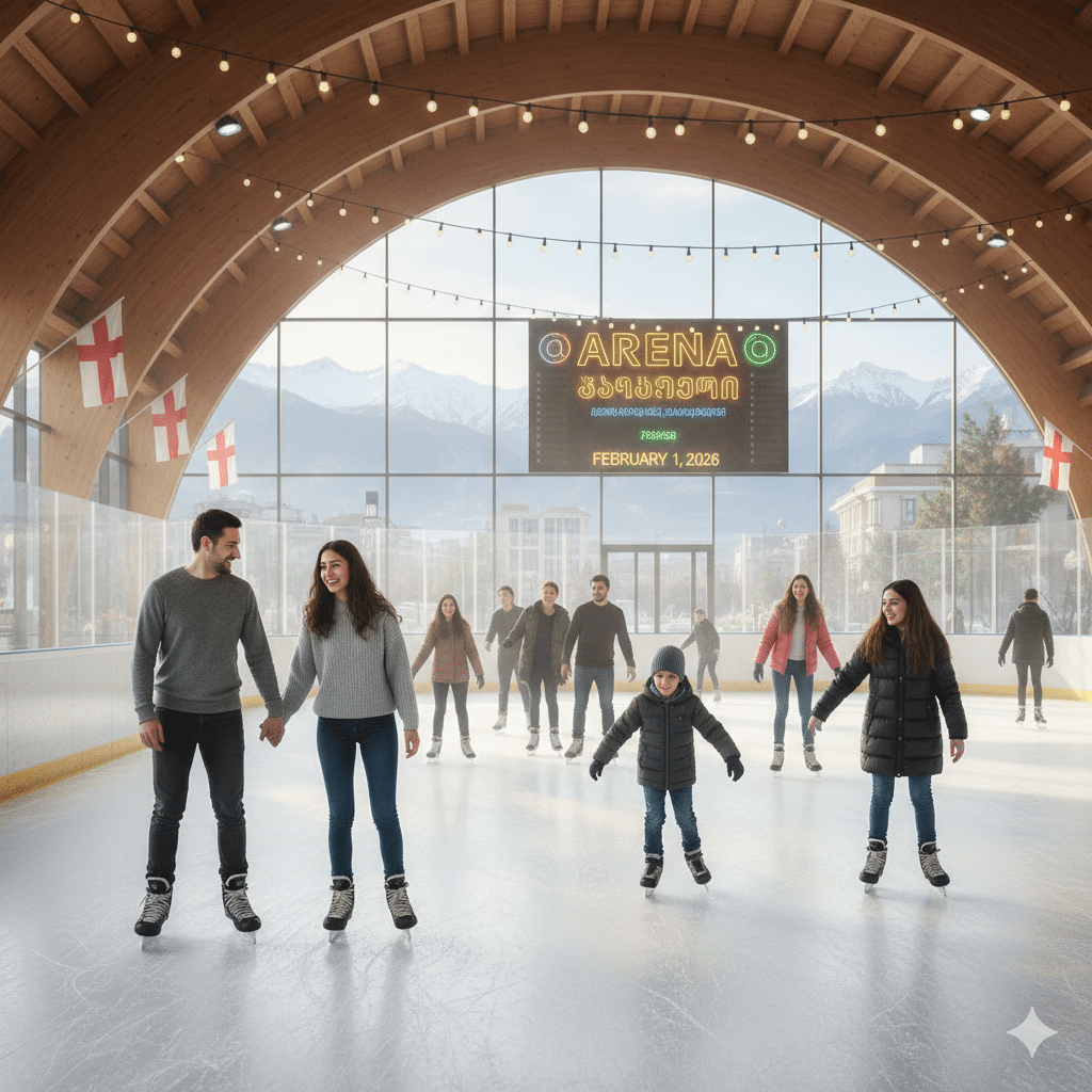 სად შემიძლია ყინულზე სრიალი თბილისში? ტოპ 3 ადგილი, ფასები და სამუშაო საათები