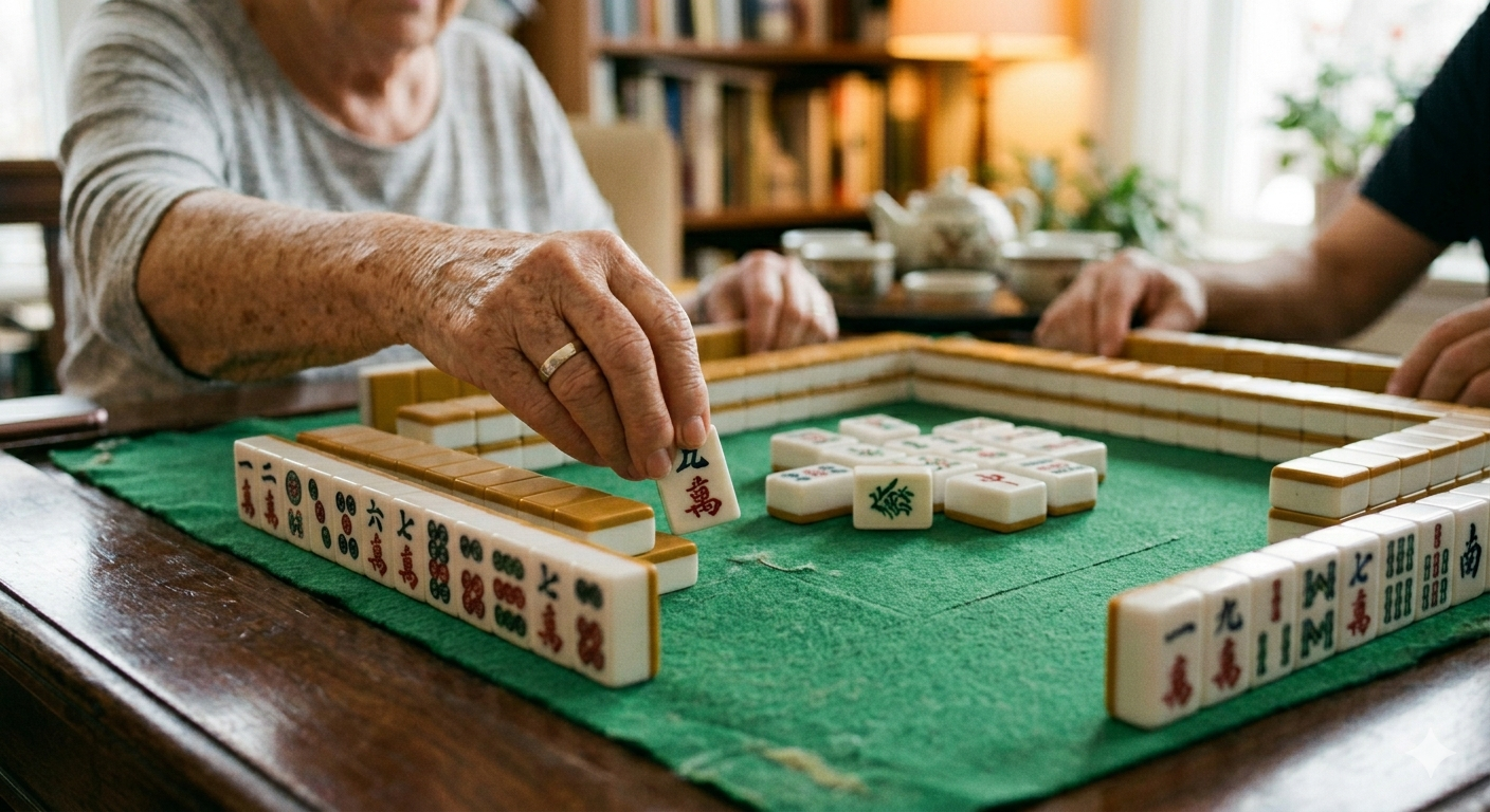 The Clicking Tiles and the River of Memory: A Journey into Mahjong