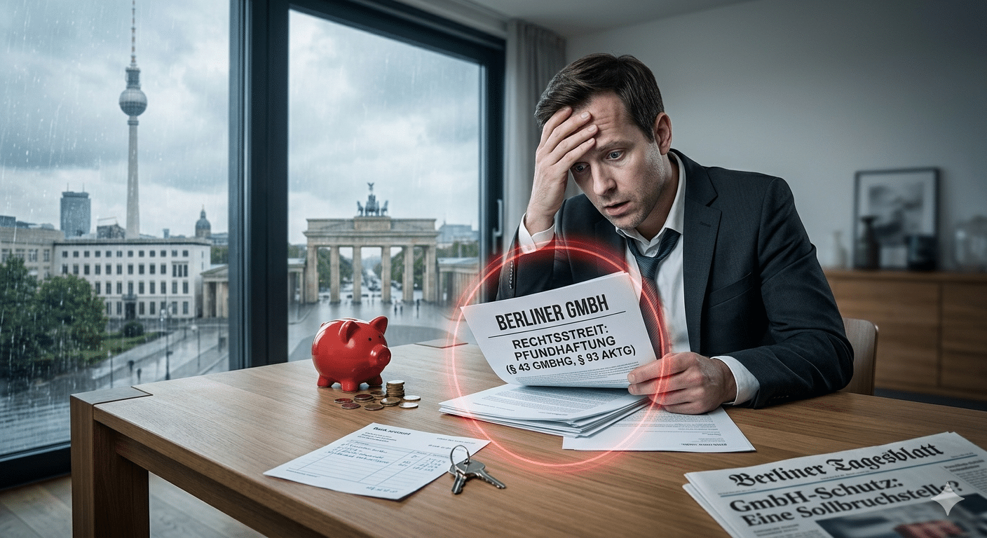 GmbH-Mythos: Wenn der Schutz der Firma am privaten Küchentisch endet